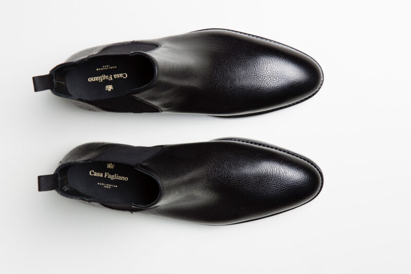 Casa Fagliano Andes Black Grained Calf Man