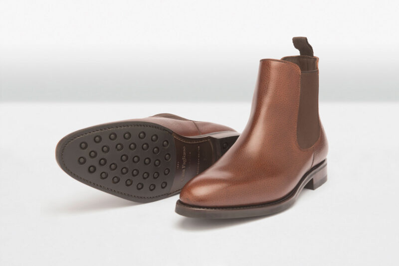 Casa Fagliano Andes Brown Grained Calf Man