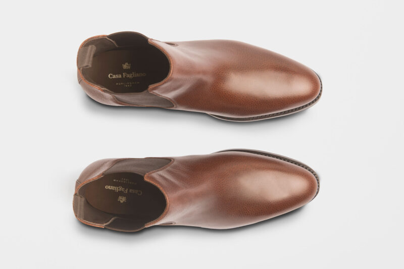 Casa Fagliano Andes Brown Grained Calf Hombre