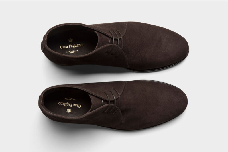 Casa Fagliano Puerto Madero Dark Brown Suede Man