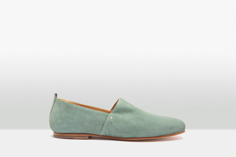 Casa Fagliano Loafer Green Suede Man