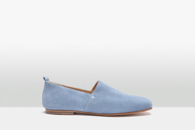 Casa Fagliano Loafer Sky Blue Suede Man