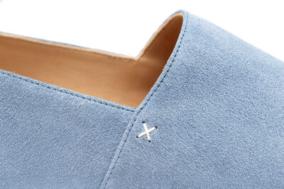 Casa Fagliano Loafer Sky Blue Suede Man