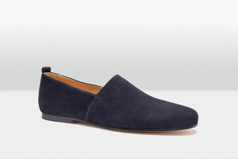 Casa Fagliano Loafer Blue Suede Man