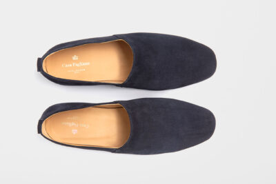 Casa Fagliano Loafer Blue Suede Man