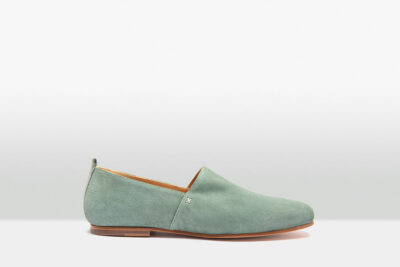 Casa Fagliano Loafer Green Suede Woman