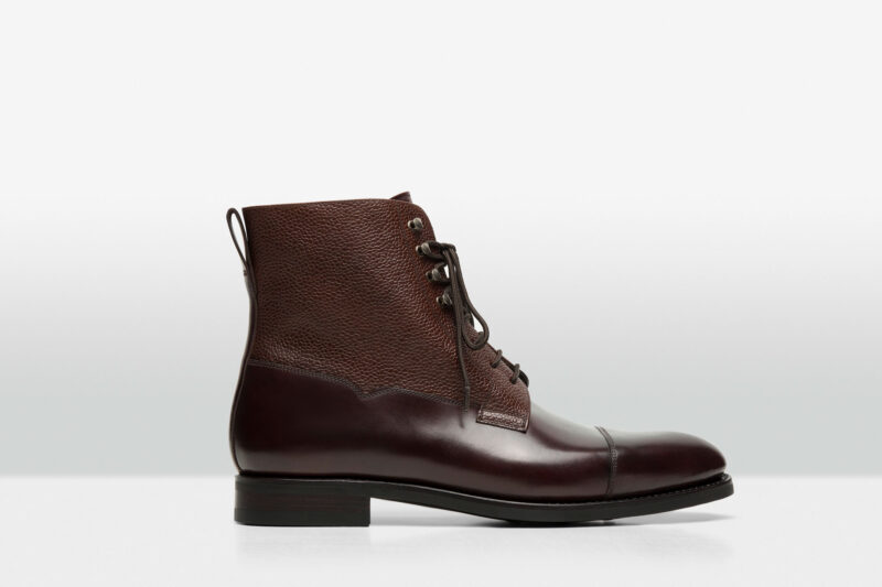 Casa Fagliano Hurlingham Dark Brown Calf Grained Brown Calf Man