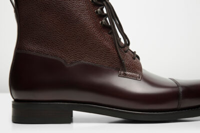 Casa Fagliano Hurlingham Dark Brown Calf Grained Brown Calf Hombre