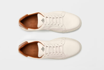 The Buenos Aires White & Cognac Calf