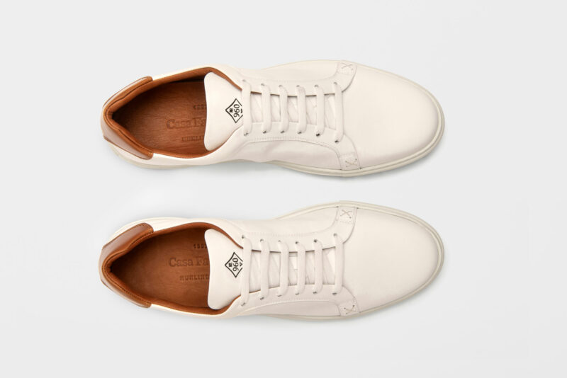 The Buenos Aires White & Cognac Calf