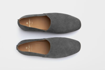 Jeg spiser morgenmad kunstner overraskende Loafer Stone Suede - Casa Fagliano - Artisanal Bootmaker since 1892