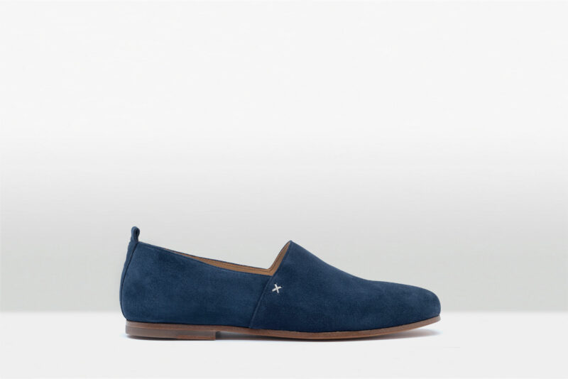 Casa Fagliano Loafer Indaco Suede Man