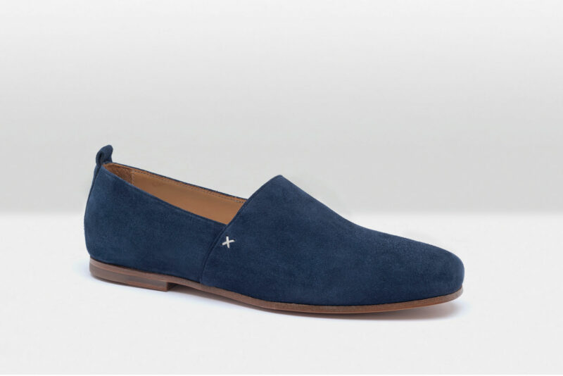 Casa Fagliano Loafer Indaco Suede Man